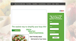 Desktop Screenshot of freshhealthytasty.com